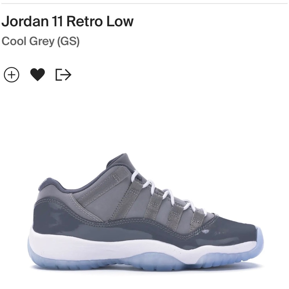 Jordan Cool Grey Low 5Y